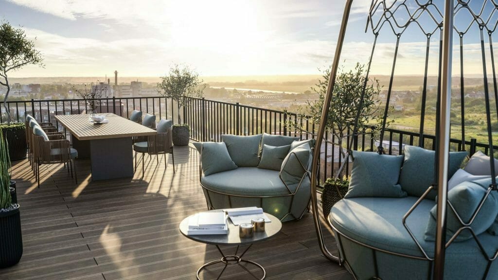 Europos sodas 1 etapas (Europos pr. 4) - Multi apartment - visualization