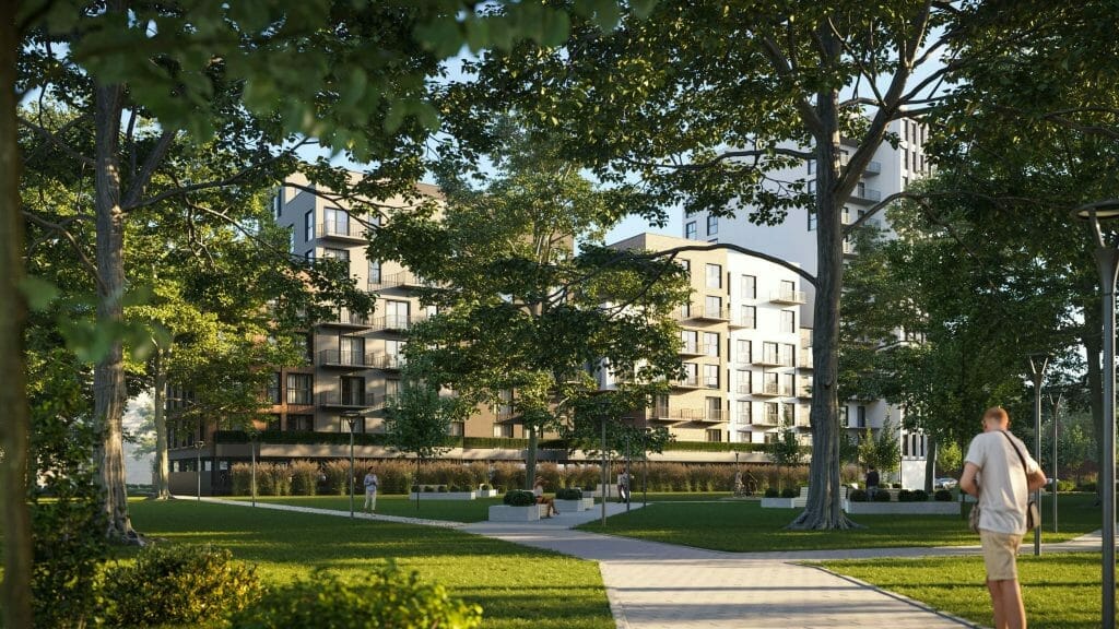 Europos sodas 1 etapas (Europos pr. 4) - Multi apartment - visualization