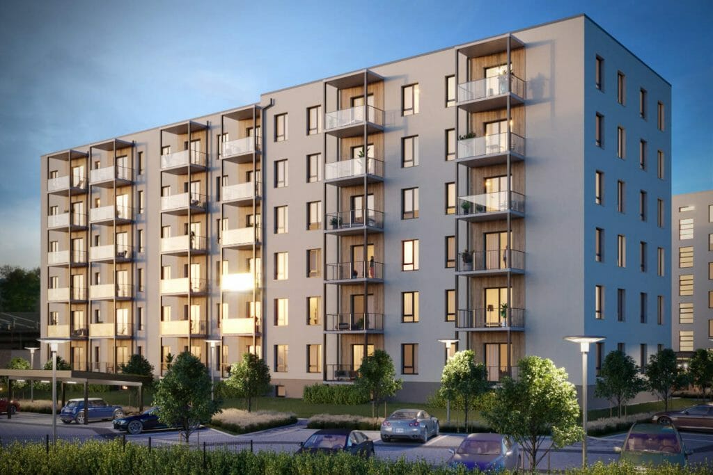 Fjordi (Ganību dambis 9, 11, 11A) - Daugiabutis - vizualizacija