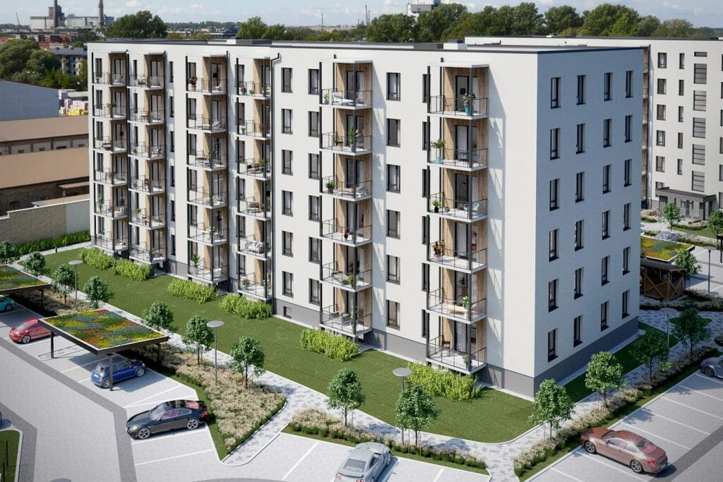 Fjordi (Ganību dambis 9, 11, 11A) - Daugiabutis - vizualizacija