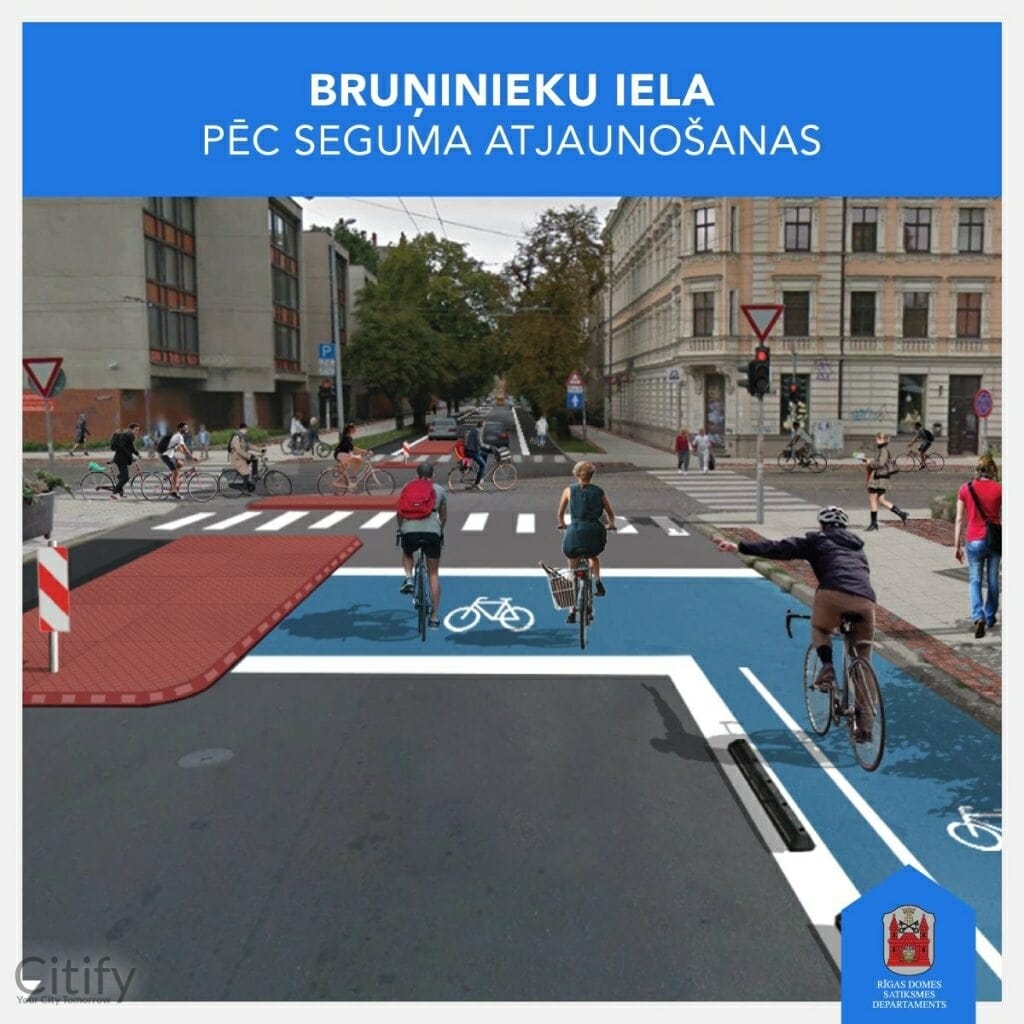 Bruņinieku ielas seguma atjaunošana (Bruņinieku iela) - Road - visualization