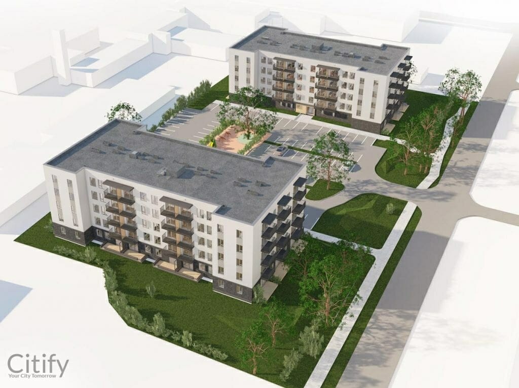 Divi Krasti (Ķengaraga iela 8A) - Multi apartment - visualization