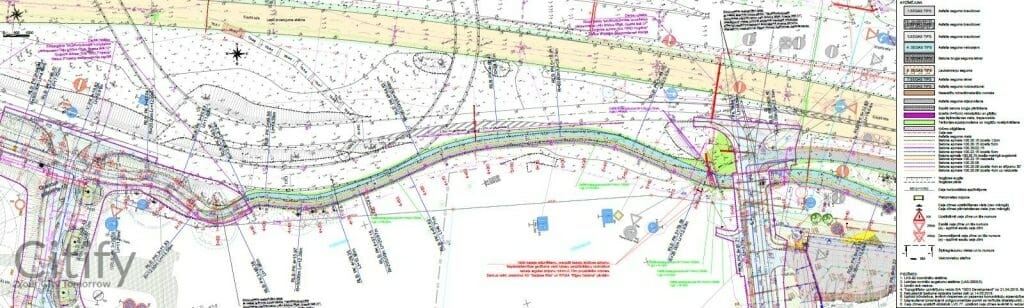 Krasta ielas gājēju un velosipēdu ceļš (Krasta iela) - Bike path - visualization