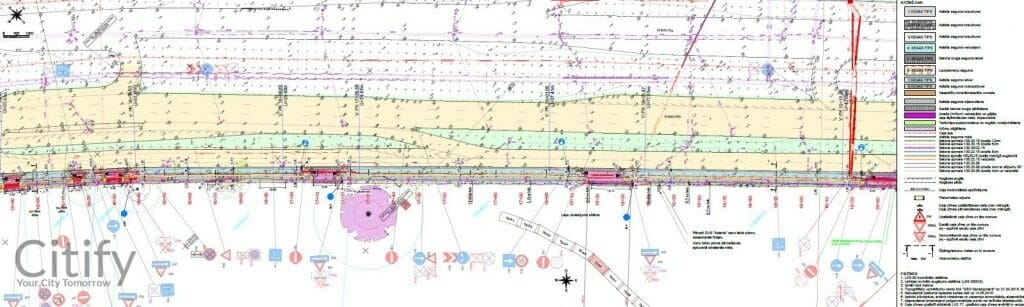 Krasta ielas gājēju un velosipēdu ceļš (Krasta iela) - Bike path - visualization