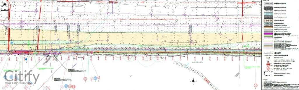 Krasta ielas gājēju un velosipēdu ceļš (Krasta iela) - Bike path - visualization
