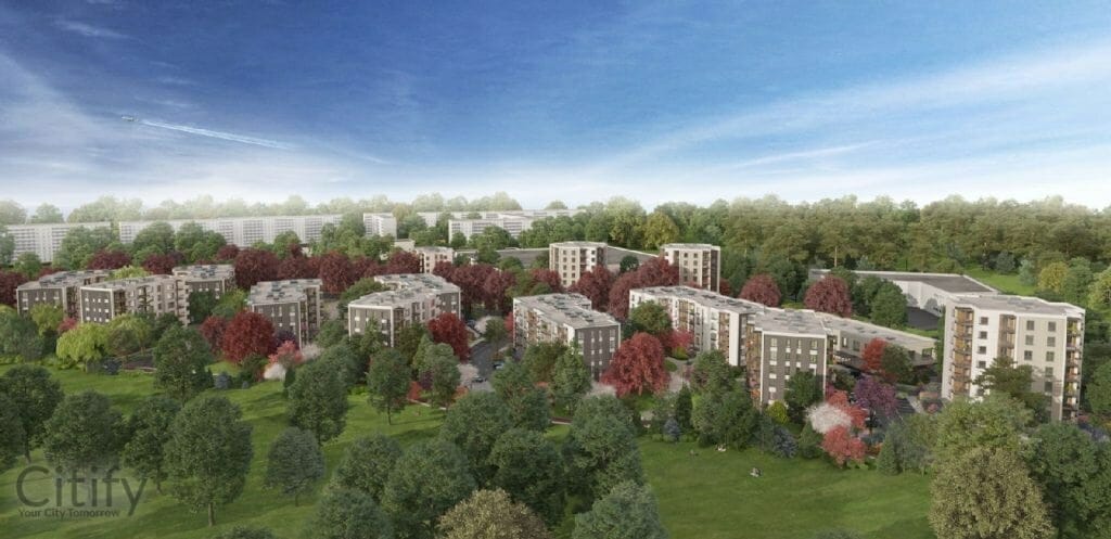 Trebū Home - 4. kārta (Kupriču iela 5, 5A, 5B) - Korterelamu - visuaalne