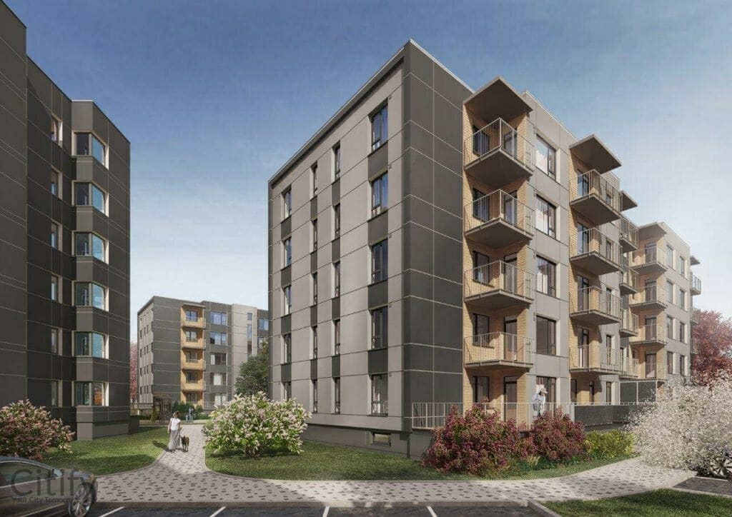 Trebū Home - 2. kārta (Kupriču iela 1B, 1G, 1E, 1F) - Daudzdzīvokļu nams - vizualizācija