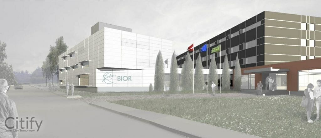 BIOR biroja ēka (Lejupes iela 1C, 3) - Science institution - visualization