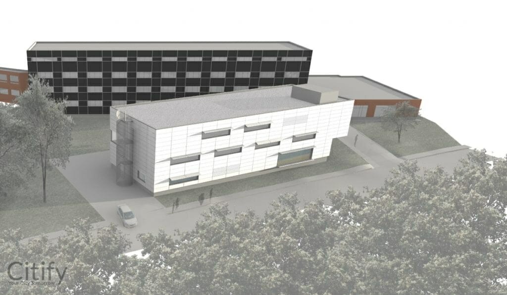 BIOR biroja ēka (Lejupes iela 1C, 3) - Science institution - visualization
