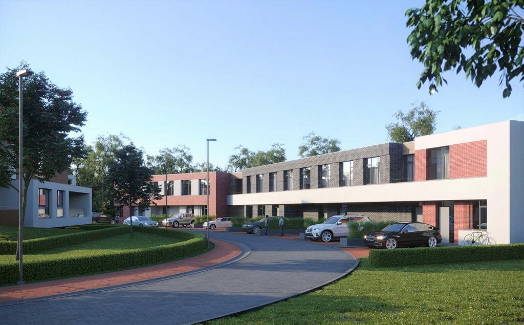 Mežaparka Rezidences I kārta (Ķelnes iela) - Land plots, Private house community, Row housing - visualization