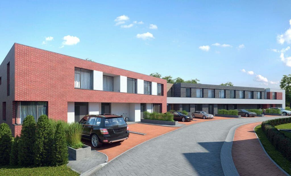 Mežaparka Rezidences I kārta (Ķelnes iela) - Land plots, Private house community, Row housing - visualization