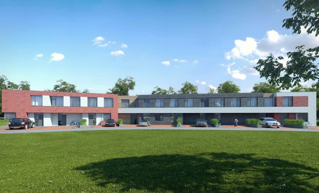 Mežaparka Rezidences I kārta (Ķelnes iela) - Land plots, Private house community, Row housing - visualization