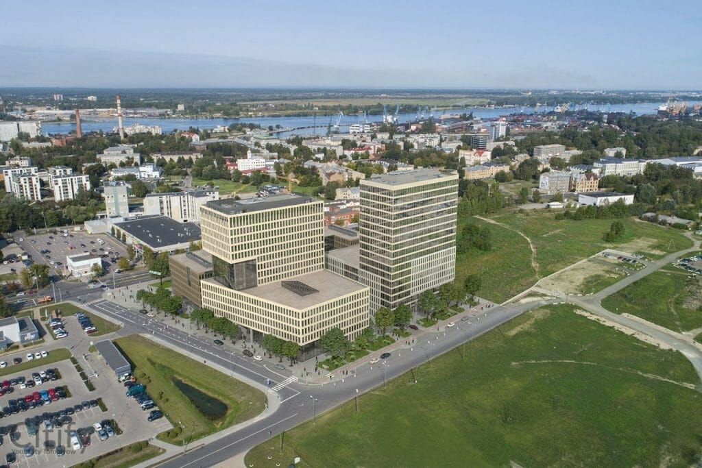 New Hanza City biroju ēka (Mihaila Tāla iela 3) - Office center - visualization