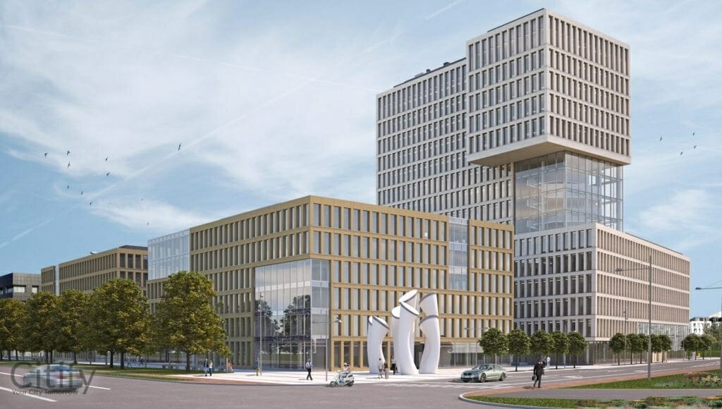 New Hanza City biroju ēka (Mihaila Tāla iela 3) - Office center - visualization