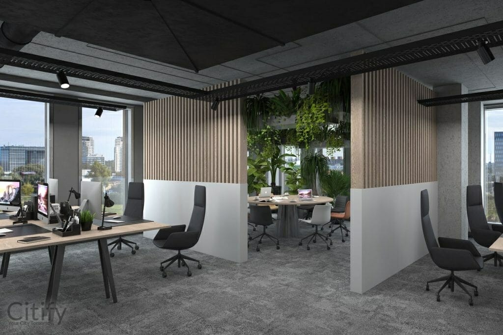 New Hanza City biroju ēka (Mihaila Tāla iela 3) - Office center - visualization