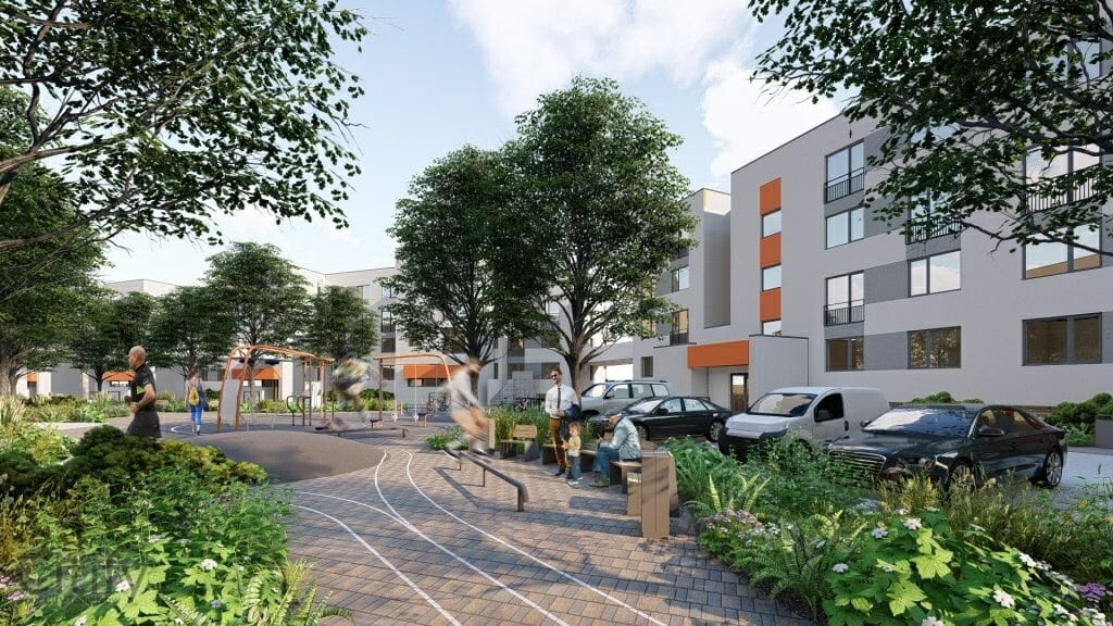 Ezerjugla (Murjāņu iela 151) - Multi apartment - visualization