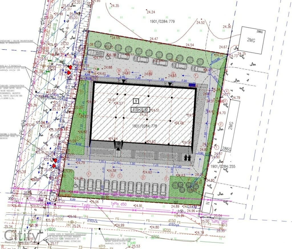 P. Leono g. 1 (P. Leono g. 1) - Non-food store - visualization
