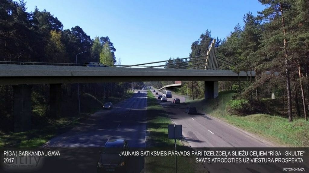 Satiksmes pārvads Rīga - Skulte (Viestura prospekts) - Road - visualization