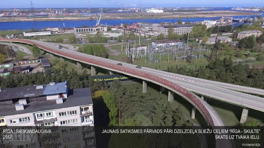 Satiksmes pārvads Rīga - Skulte (Viestura prospekts) - Road - visualization