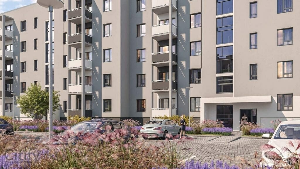 Dreilinga mājas - 1. kārta (Robežu iela) - Daugiabutis - vizualizacija