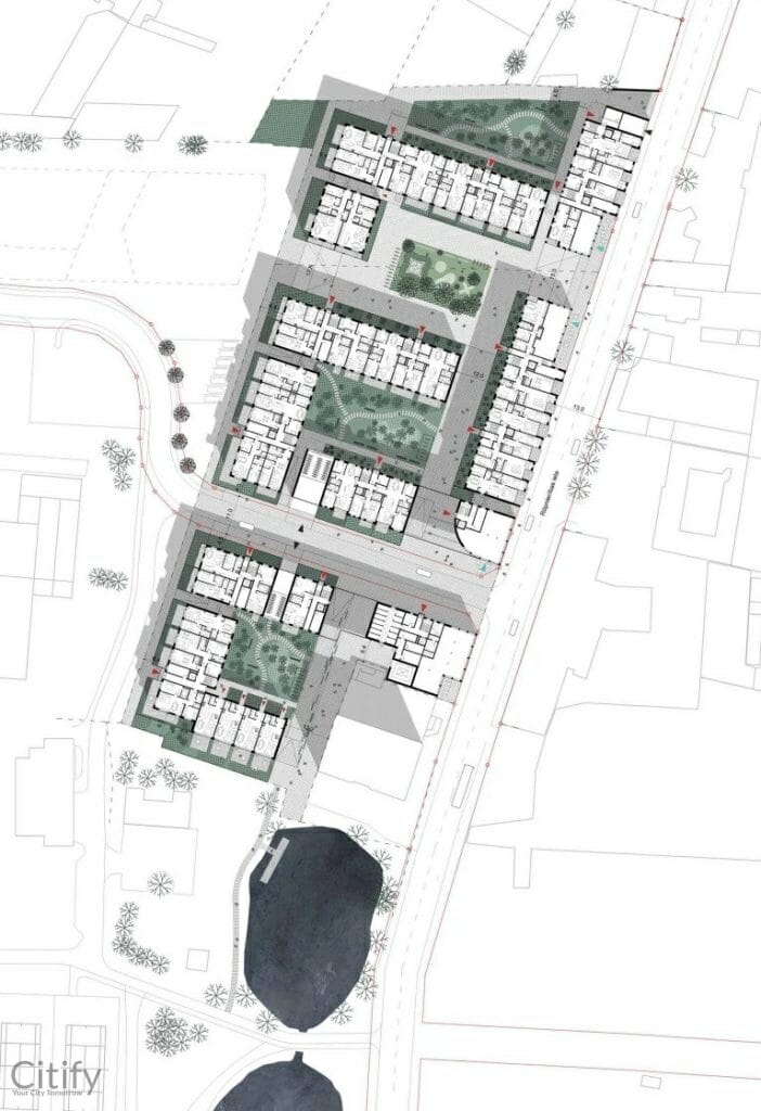 Viesturdārzs - 1. kārta (Rūpniecības iela 25) - Daugiabutis - vizualizacija