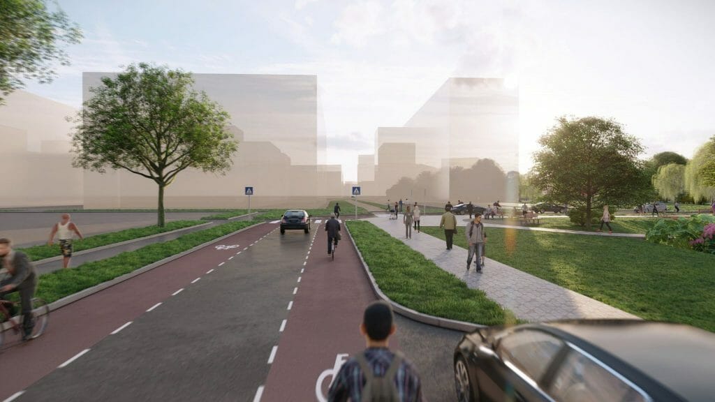 Skanstes teritorijas revitalizācija I kārta (Lapeņu iela) - Park - visualization