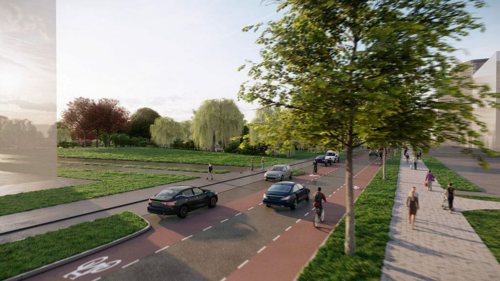 Skanstes teritorijas revitalizācija I kārta (Lapeņu iela) - Park - visualization