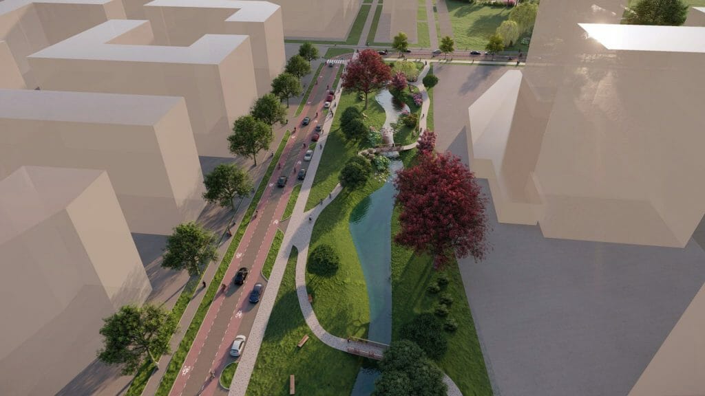 Skanstes teritorijas revitalizācija I kārta (Lapeņu iela) - Park - visualization