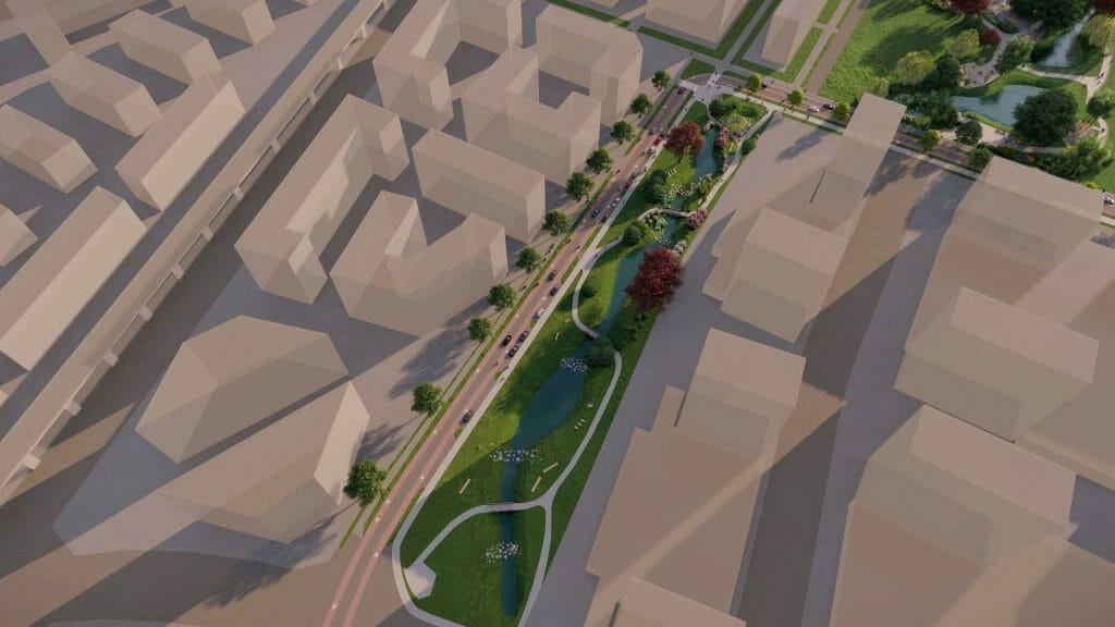 Skanstes teritorijas revitalizācija I kārta (Lapeņu iela) - Park - visualization