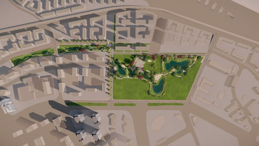 Skanstes teritorijas revitalizācija I kārta (Lapeņu iela) - Park - visualization