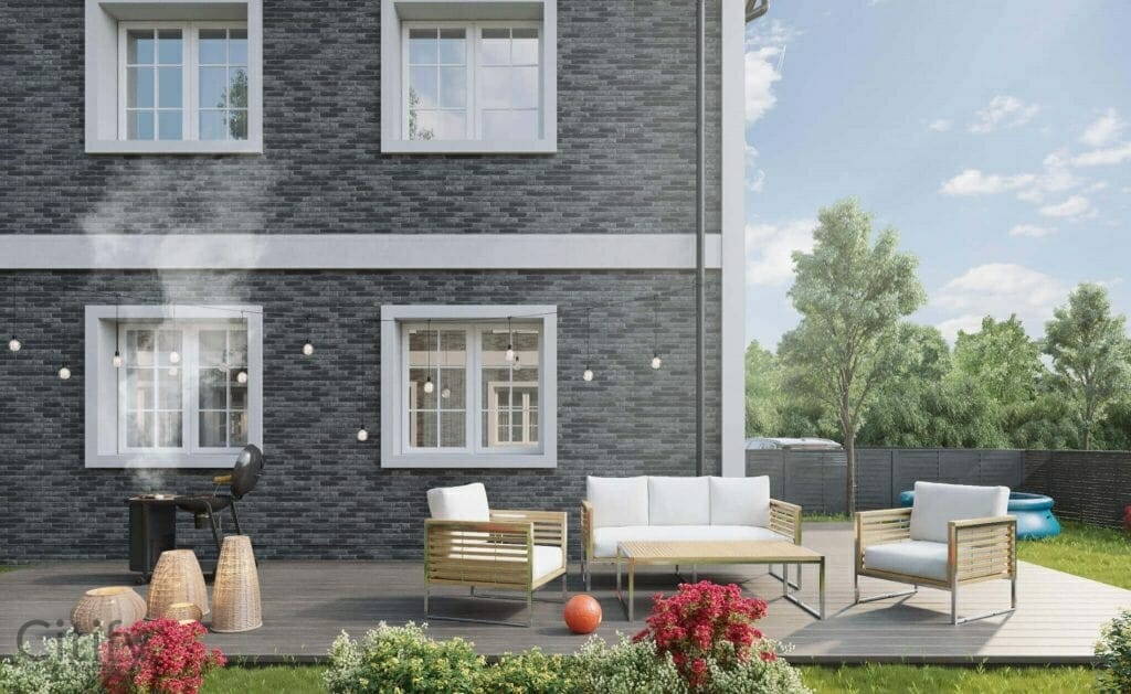 Sofa House 2 etapas (Pakarvių g. 10, 12) - Rindu mājas - vizualizācija