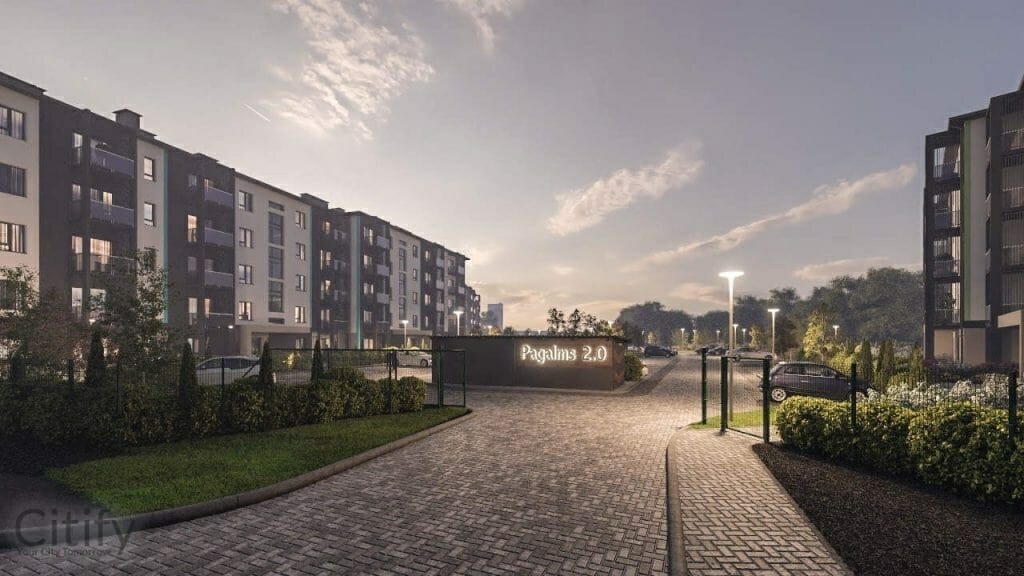 Pagalms 2.0 (Turaidas iela 4, 6, 8) - Daugiabutis - vizualizacija