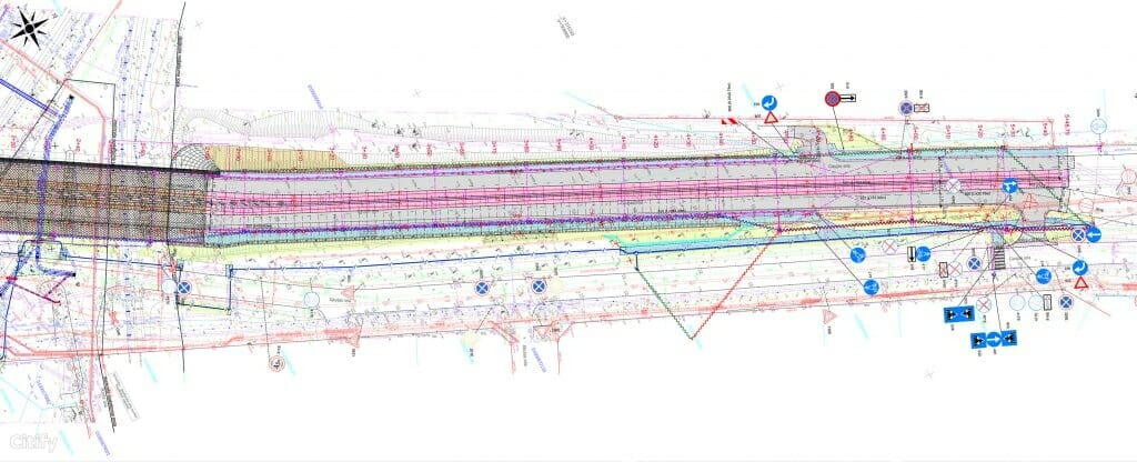 Brasas pārvada pārbūve (Miera iela) - Bridge - visualization