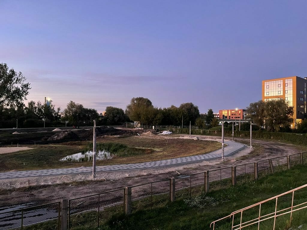 Skanstes teritorijas revitalizācija I kārta (Lapeņu iela) - Park - construction photos