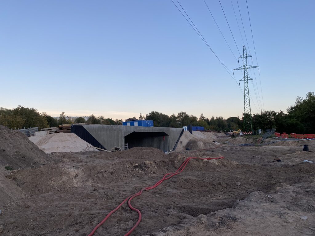 Austrumu maģistrāles posms Ieriķu iela - Vietalvas iela II kārta (Braslas iela, Vestienas iela) - Ceļš - būvdarbu attēli