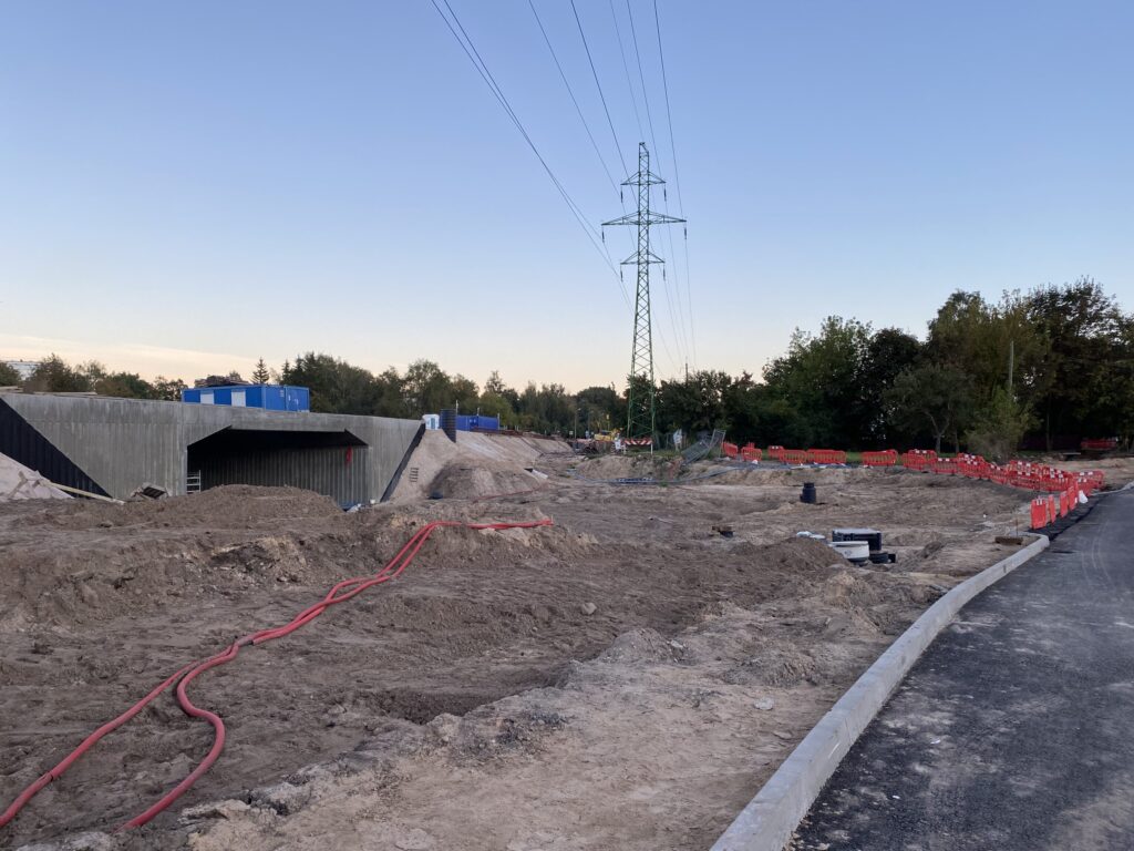 Austrumu maģistrāles posms Ieriķu iela - Vietalvas iela II kārta (Braslas iela, Vestienas iela) - Ceļš - būvdarbu attēli