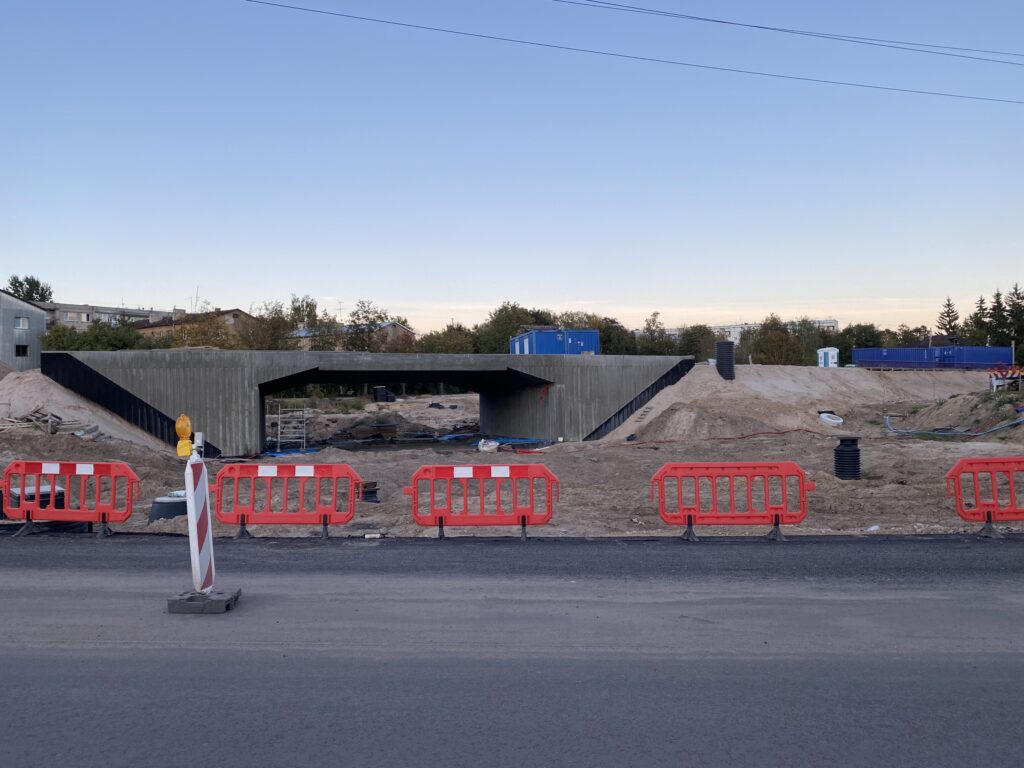 Austrumu maģistrāles posms Ieriķu iela - Vietalvas iela II kārta (Braslas iela, Vestienas iela) - Ceļš - būvdarbu attēli