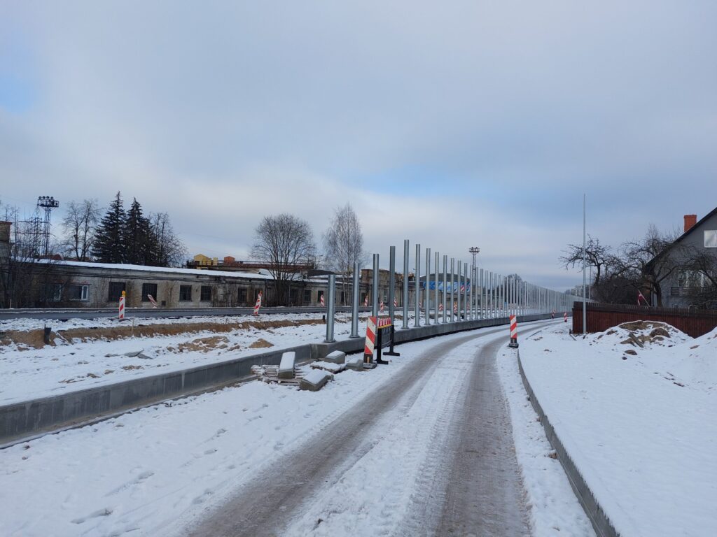 Austrumu maģistrāles posms Ieriķu iela - Vietalvas iela II kārta (Braslas iela, Vestienas iela) - Ceļš - būvdarbu attēli