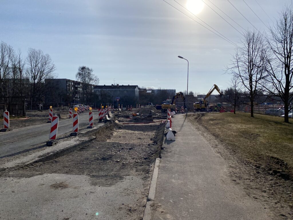 Austrumu maģistrāles posms Ieriķu iela - Vietalvas iela II kārta (Braslas iela, Vestienas iela) - Ceļš - būvdarbu attēli