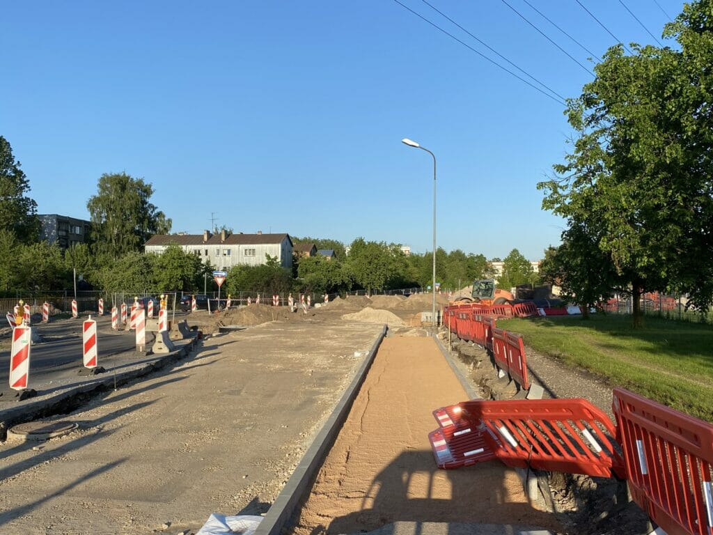 Austrumu maģistrāles posms Ieriķu iela - Vietalvas iela II kārta (Braslas iela, Vestienas iela) - Ceļš - būvdarbu attēli