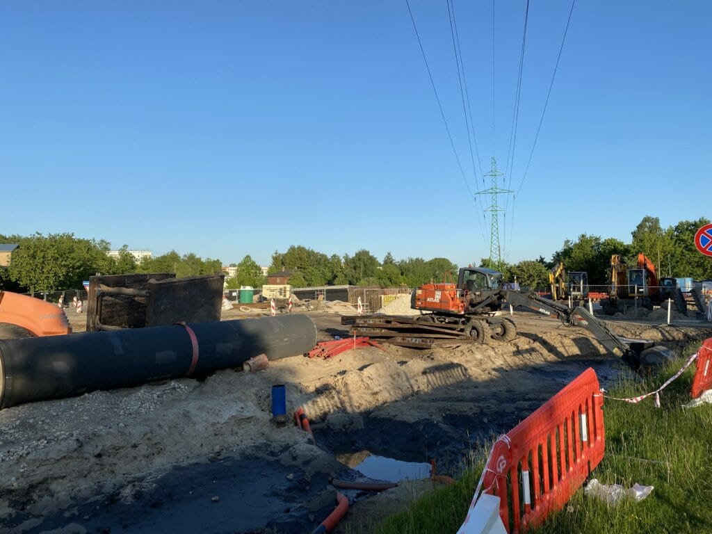 Austrumu maģistrāles posms Ieriķu iela - Vietalvas iela II kārta (Braslas iela, Vestienas iela) - Ceļš - būvdarbu attēli