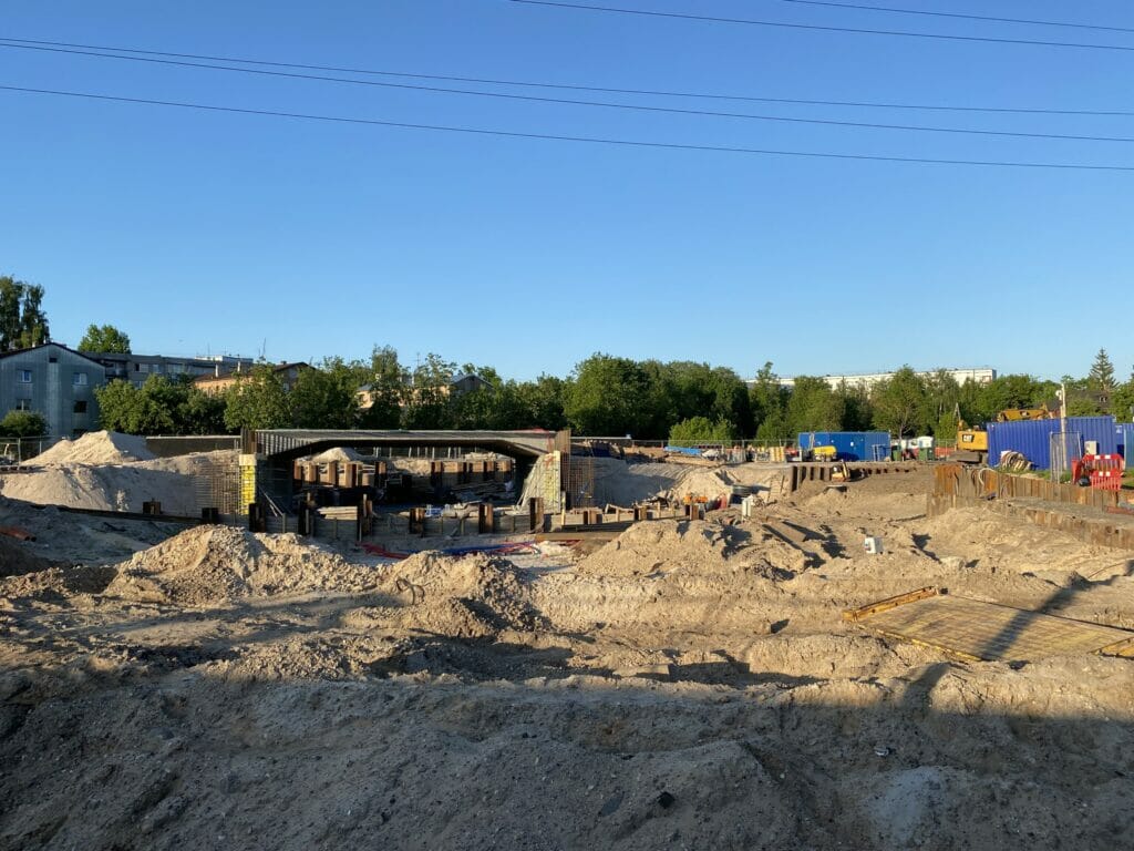 Austrumu maģistrāles posms Ieriķu iela - Vietalvas iela II kārta (Braslas iela, Vestienas iela) - Ceļš - būvdarbu attēli