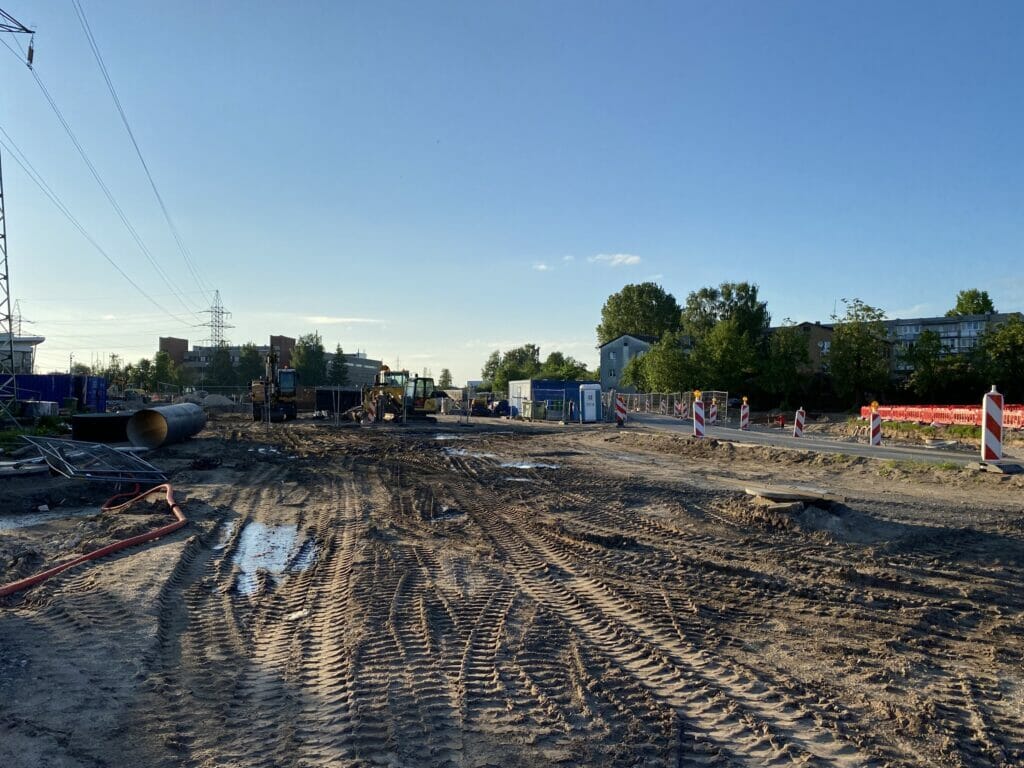 Austrumu maģistrāles posms Ieriķu iela - Vietalvas iela II kārta (Braslas iela, Vestienas iela) - Ceļš - būvdarbu attēli