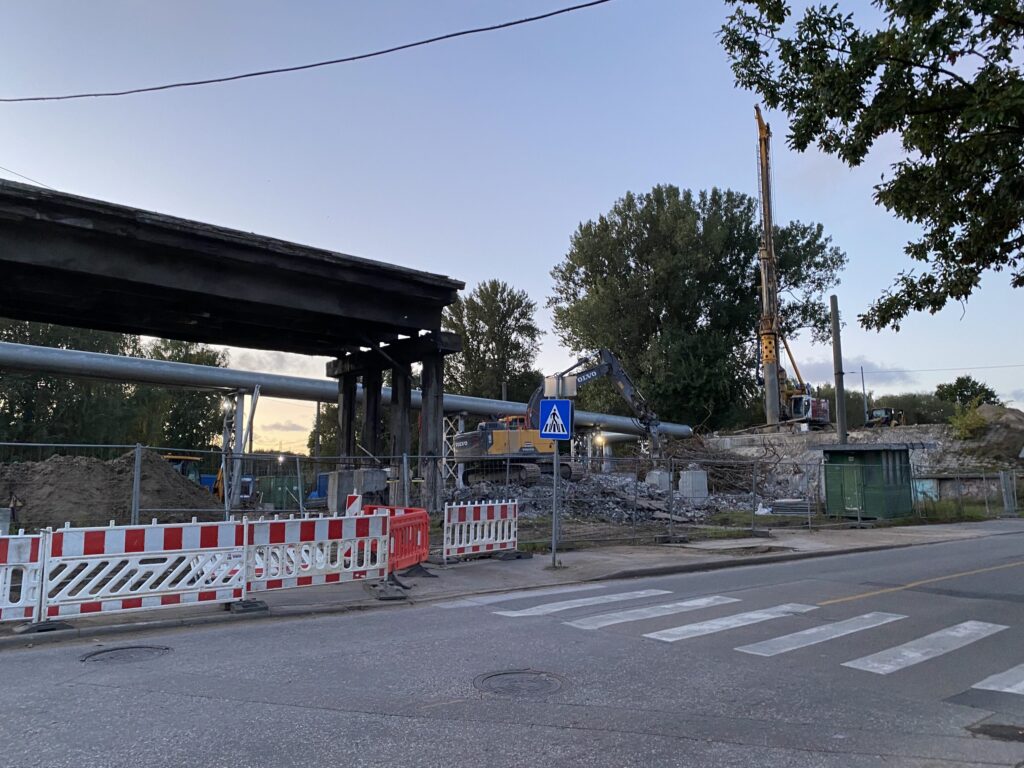 Brasas pārvada pārbūve (Miera iela) - Bridge - construction photos