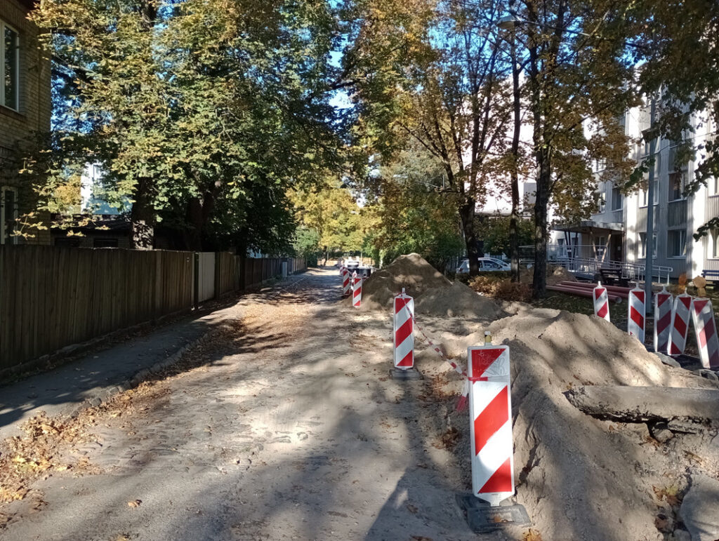 Dandāles ielas pārbūve (Dandāles iela) - Kelias - statybų nuotraukos