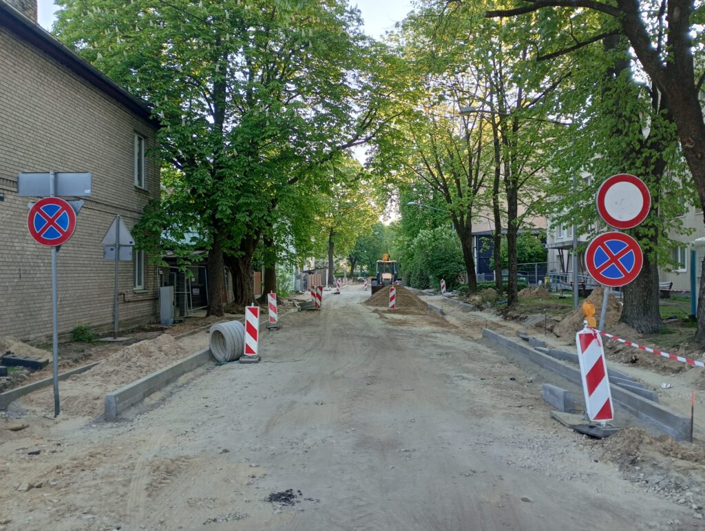 Dandāles ielas pārbūve (Dandāles iela) - Kelias - statybų nuotraukos