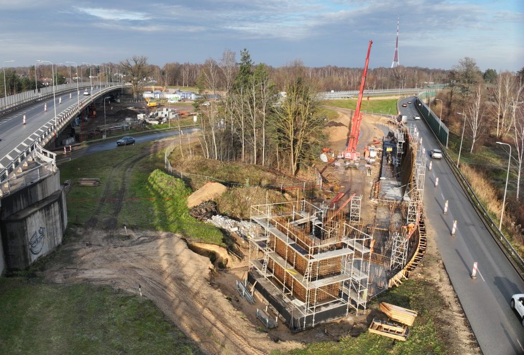 Dienvidu tilta IV kārta II posms (Jāņa Čakstes gatve) - Ceļš - būvdarbu attēli