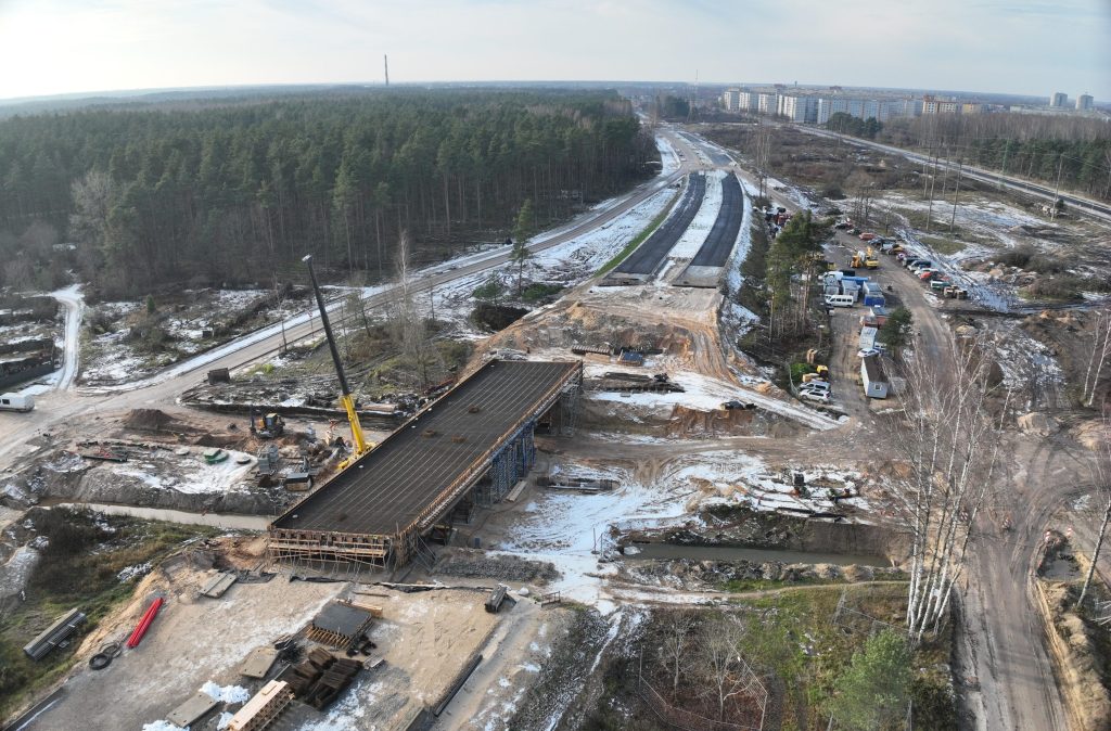 Dienvidu tilta IV kārta II posms (Jāņa Čakstes gatve) - Ceļš - būvdarbu attēli