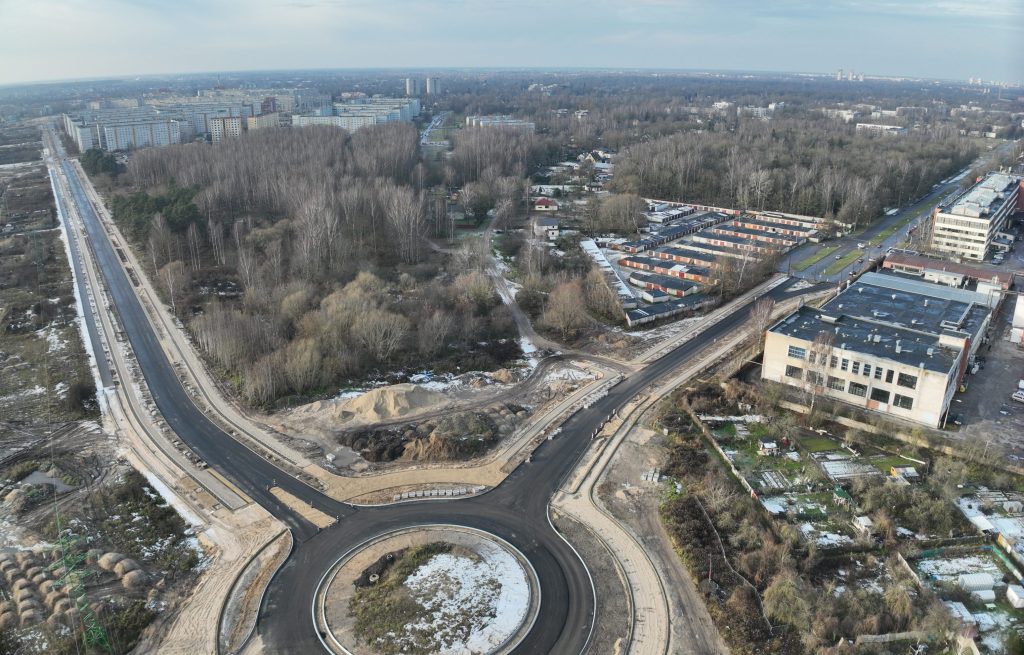 Dienvidu tilta IV kārta II posms (Jāņa Čakstes gatve) - Ceļš - būvdarbu attēli