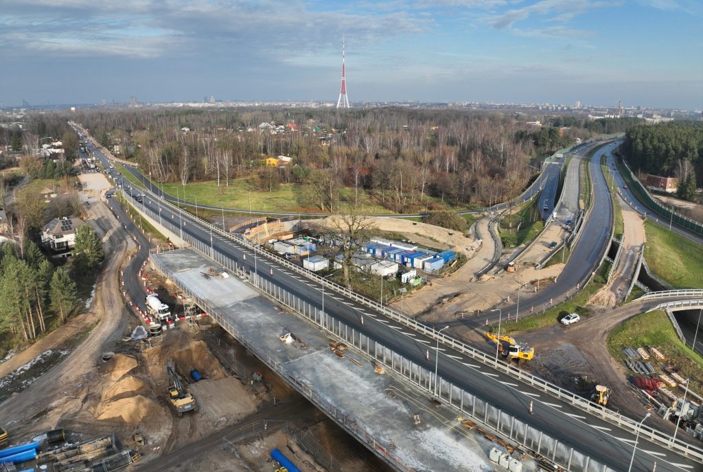 Dienvidu tilta IV kārta II posms (Jāņa Čakstes gatve) - Ceļš - būvdarbu attēli